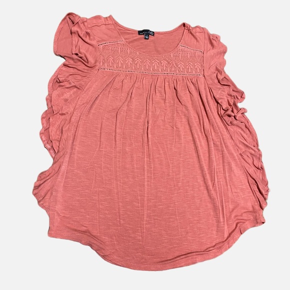 Coral, cap sleeve size small top - Picture 2 of 3